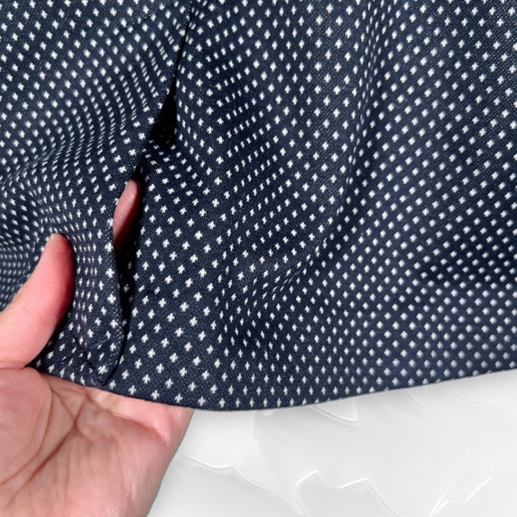 Rafaella Blazer Blue White Print Unlined Long Sleeve Jacket All-Seasons Sz M Med - Picture 6 of 11